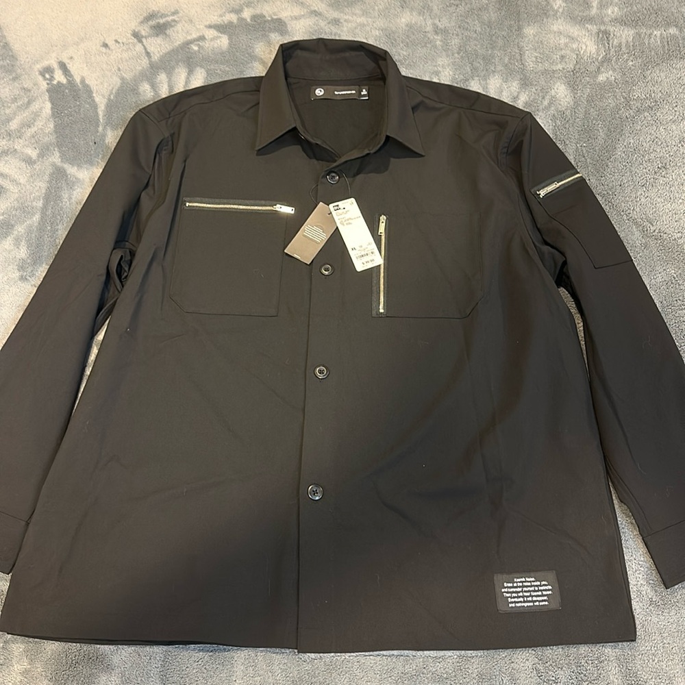 Gu x Undercover Button Up Shirt size XL Brand New Black